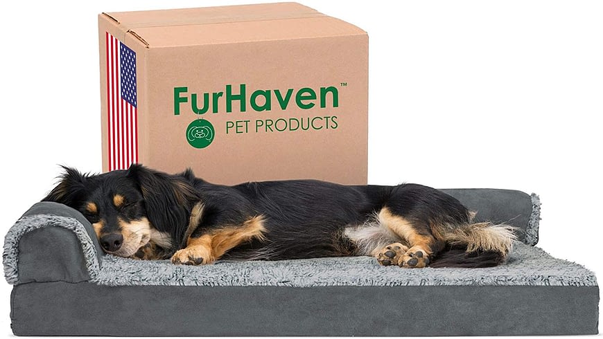 Furhaven Orthopedic Kilim Sofa Dog bed